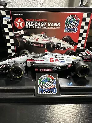 1994 Racing Champions Mario Andretti Die-Cast Bank Collector Series  • $8.44