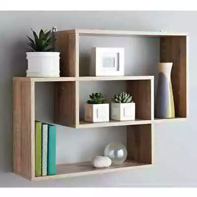 Multi Compartment Display Wall Floating Shelf Wall Decoration Storage Shelves  • £18.99