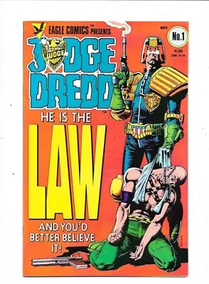 Judge Dredd Comic Book #1november 1983 Bolland He Is The Law • $20.99