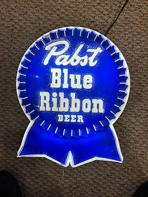 Vintage Pabst Blue Ribbon Lighted Beer Sign • $424.99