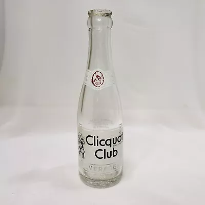 Vintage Clicquot Club Bottle Soda Pop Beverage Collectible Black White Red 7 Oz • $17.95