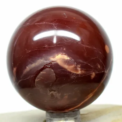 49mm Purple Orange Mookaite Jasper Sphere Sparkling Natural Crystal Stone India	 • $23.16