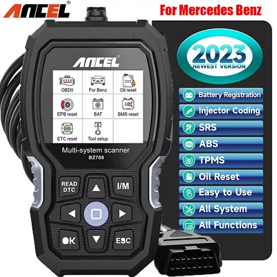 ANCEL BZ700 OBD2 Scanner All System Diagnostic For Mercedes Benz Car Code Reader • $89