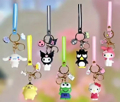 Sanrio Hello Kitty & Friends - Keychain/Keyring - Kuromi Keroppi Cinnamoroll Pom • $8.50