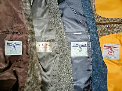 $35 • Buy  Harris Tweed  Men's Sport Jackets Different Sizes 100% Hand Woven Scotish Wool 