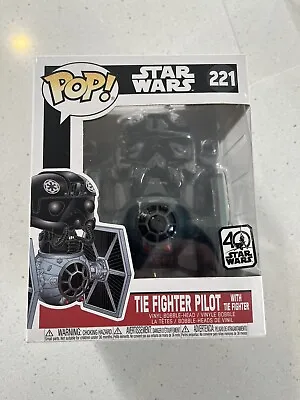 Funko Pop! | Star Wars | Tie Fighter Pilot With Tie Fighter | W/ Pop Protector | • $45