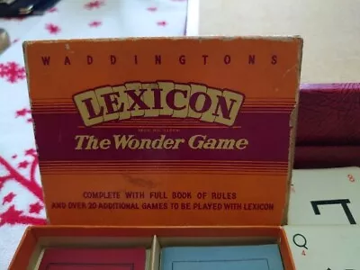 Vintage LEXICON Card Game By WADDINGTONS  • £4.50