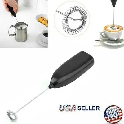 Frother Electric Milk Mixer Drink Foamer Coffee Egg Stirrer Beater Whisk 2024 • $2.73