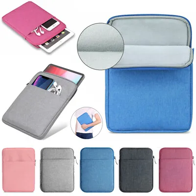 Shockproof Pocket Sleeve Bag Pouch Canvas Cover For IPad 7th 8th 9th Generation • £12.95