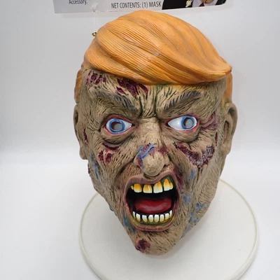 $22.39 • Buy Adult Crazy Zombie Presidents Mask Latex Halloween Mask Prez Ghoul