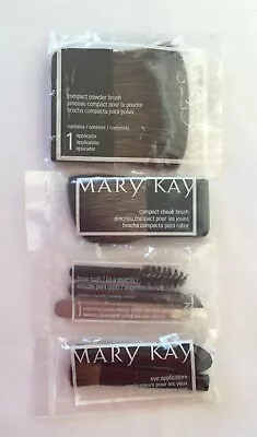 New Lot 4 Mary Kay Compact Brushes - Powder Cheek Eye Brow Tools - Free Ship! • $13.45