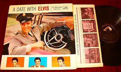 Elvis Presley A Date With Elvis Lpm-2011 Long Play Original 1st Press Gatefold • $249.99