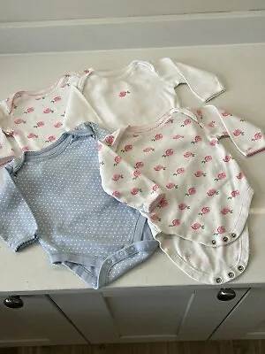 Baby Long Sleeve Vest Top Bundle 3-6 Months  • £3.95