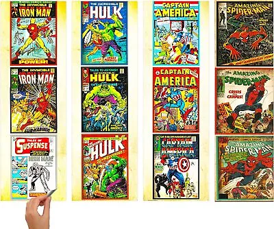 Marvel Avengers Superhero Posters Avengers Room Decor - 3 Pack Premium Avengers  • $18.35