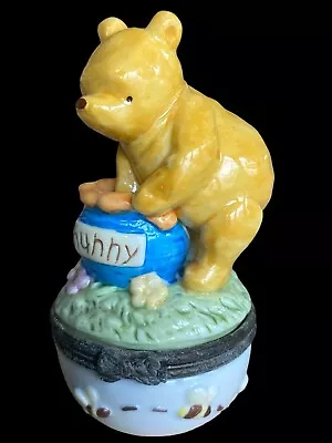 Midwest Of Cannon Falls Disney Classic Winnie Pooh Honey Hunny Pot Hinged Box • $9.99