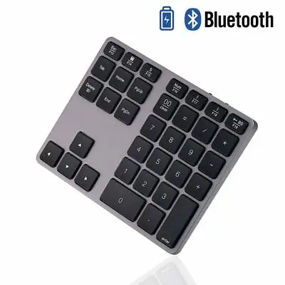 Wireless Bluetooth Numeric Keypad Numpad Office Desktop PC Windows 35 Keys • $39.90