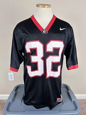 Vtg Nike Team University Of Georgia Bulldogs Football #32  Jersey Men's Size S • $27