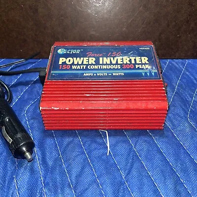 Vector Force 150 Power Inverter 12V DC To 110V AC Car Outlet VEC023 • $13