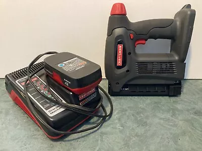 $110 • Buy Craftsman 19.2v -  Stapler/Nailer W/ Battery & Charger (Box 11)