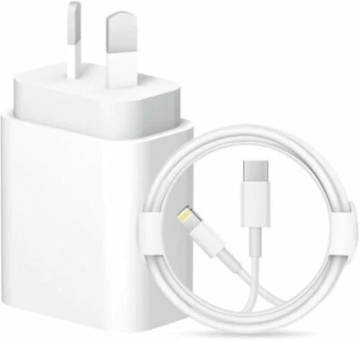 $49 • Buy Apple USB-C Power Adapter 20w USB-C To Lightning Cable Fast Charger 1M Genuine