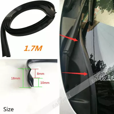 1.7M/5.5Ft Car Front Windshield Window Seal Strip Moulding Trim Rubber Strip • $8.99