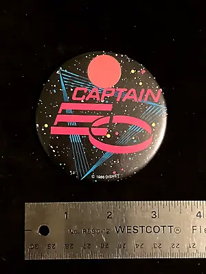 Disney - Michael Jackson Captain EO Disney Pinback Button 1986 3   - Original • $4.99