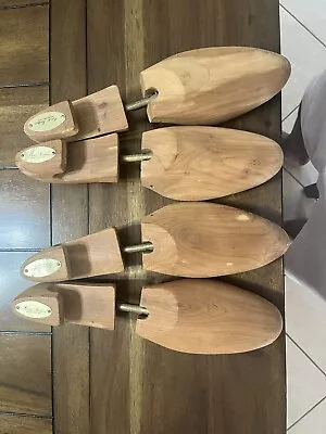 Brooks Brothers Cedar Wood Shoe Tree Stretcher Form Inserts 4pc Mens Medium M • $35