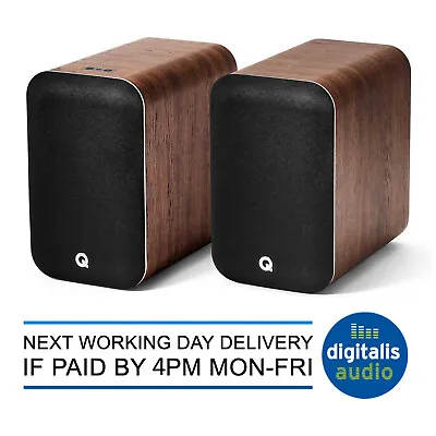 Q Acoustics M20 Wireless Speakers System Pair 130W In Walnut OPEN BOX • £299.99