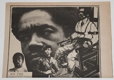 Black Panther Party 1970 Original Manifesto Poster Malcolm X Huey Newton L79 • $229