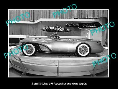 Old Large Historic Photo Buick Wildcat 1954 Launch Motor Show Display • $8.50