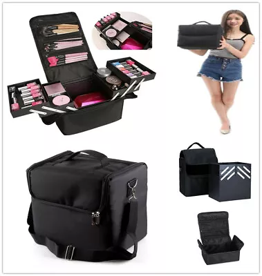 New Large Nail Polish Vanity Beauty Case Portable Makeup Cosmetic Box Storage UK • £15.99