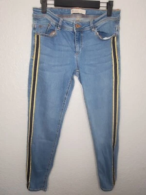 $9 • Buy Zara Basic Denim Size 6 Women's Blue Jeans W30 I 27