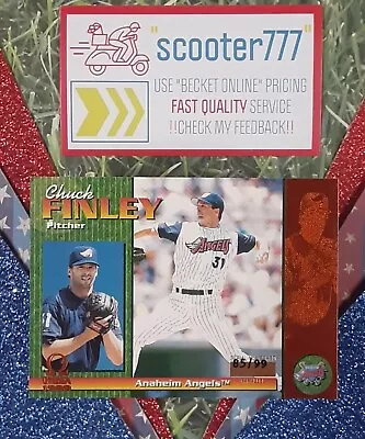 1999 Pacific OMEGA ~#4⭐CHUCK FINLEY⭐《  COPPER  Foil》#/99~*200 Game Winner/ANGELS • $3.79