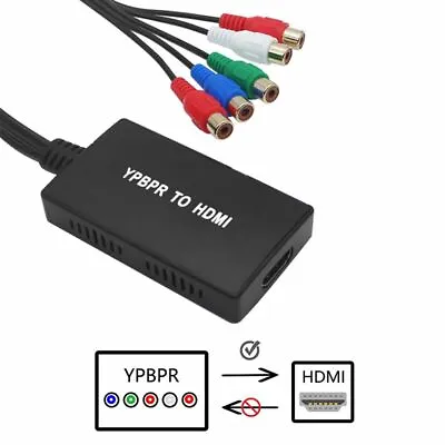 Component To HDMI Converter 5RCA Component RGB To HDMI Converter Supports 1080P • $25.10