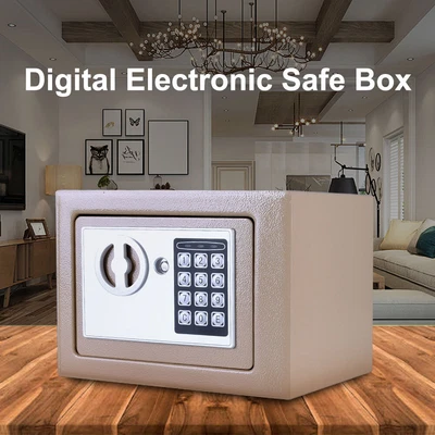 £20.98 • Buy 4.6L Fireproof Electronic Password Safe Box Money Cash Security Box Home Office