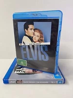 Elvis Presley - The Searcher & Viva Las Vegas Blu-ray Region B And All • $21.21