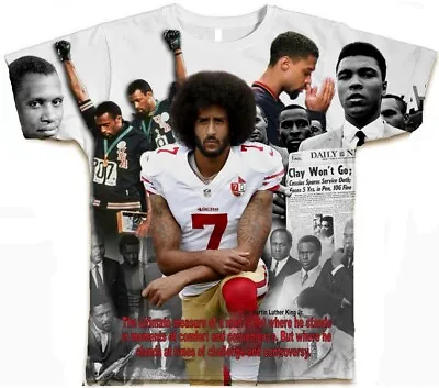 Colin Kaepernick Muhammad Ali  T-shirt. .   All Over Print T-shirt. Vintage • $24.99