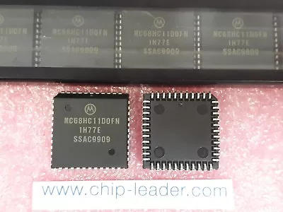 1x Motorola MC68HC11D0FN  IC Microcontroller 8-Bit 6800 CPU CMOS PQCC-44 • $18.50