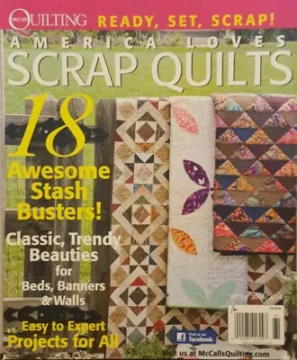 McCalls Quilting America Loves Scrap Quilts Winter 2014 2015 FREE SHIPPING CB • $14.97