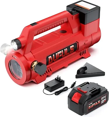 Cordless Water Transfer Pump 21V 430GPH Electric Portable Battery Powered Dufuls • $99.99