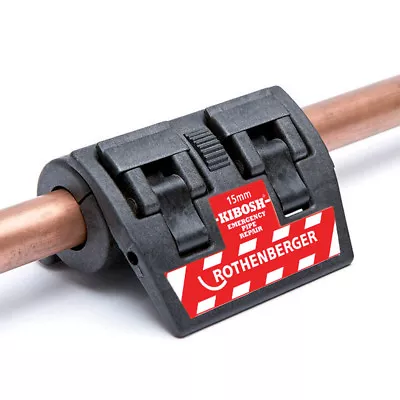 £19.99 • Buy Rothenberger Kibosh 15mm Instant Pipe Repair Clamp Kit Temporary Leak Protect