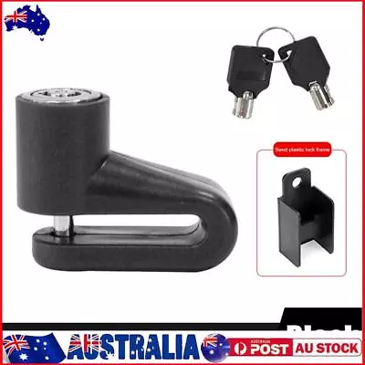 Electric Scooter Disc Brake Lock Anti Theft With Lock Frame For M365 (Black) • $10.09