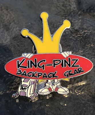 King Pinz Backpack Gear Crown Collectors Metal Travel Lapel Pin • $7.19