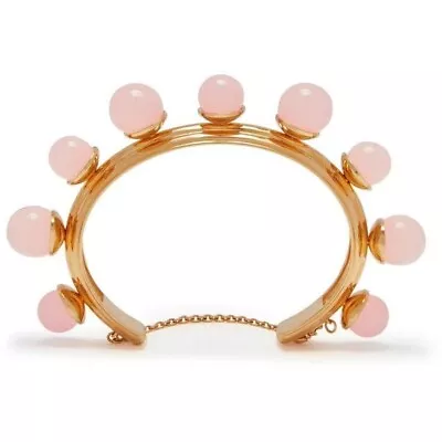 Mulberry Glass Beads Bracelet Costume Jewellery - MilkyPink • £149