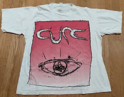 Vintage THE CURE T-Shirt XL Concert Wish Tour UK 1992 Goth Smiths Pixies 90s VTG • $200