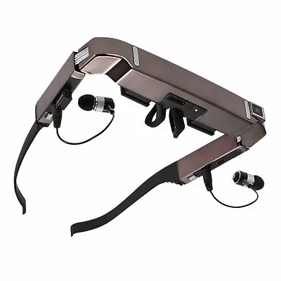 Smart 3D VR Video Glasses Android 4.4 WiFi Bluetooth Virtual 5MP HD Camera • £142.59