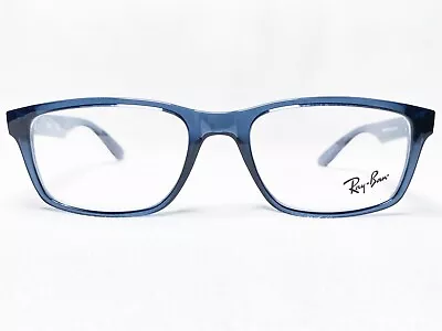 NEW Ray Ban RB7063 5719 Mens Transparent Grey/Blue Eyeglasses Frames 52/18~145 • $95.99