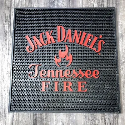 Jack Daniels Tennessee Fire Red Drip Tray Bar Mat 16 1/2  X 16 1/2  • $34.18