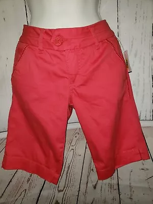 FREESTYLE Revolution Bermuda Cotton Shorts Capris Womens Size 5 Flame Color  • $11.50