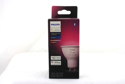 $75 • Buy Philips Hue 5.7W GU10 Smart Downlight Bulb White & Colour - BRAND NEW SEALED